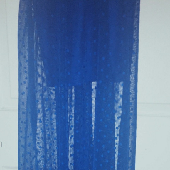 Steps New York Passion Blue Floral Emroider Dress - Picture 3 of 8